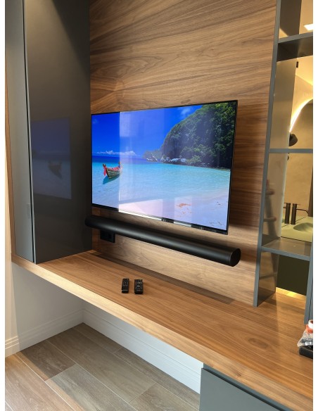 Cine en casa Denon con B&W y TV Sony 4K y Epson 4k