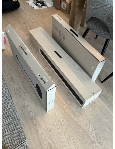 Cine en casa Sonos 5.1 con tv Sony 4k