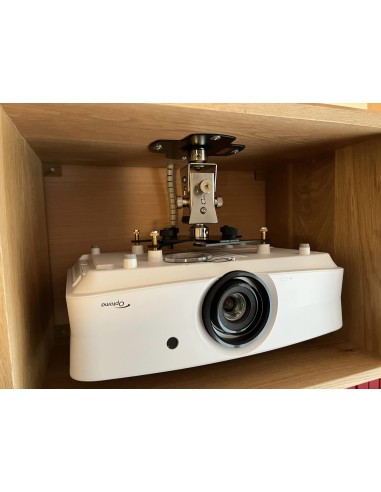 Instalación proyector Optoma 4K y soporte Arakno