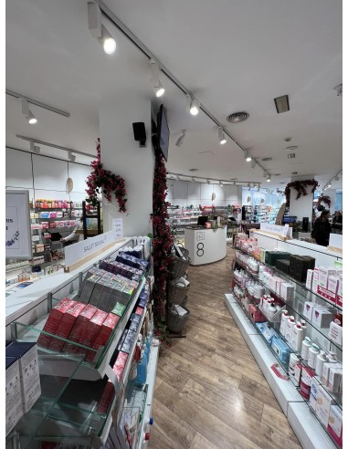 Sistema hilo musical con Sonos en farmacia