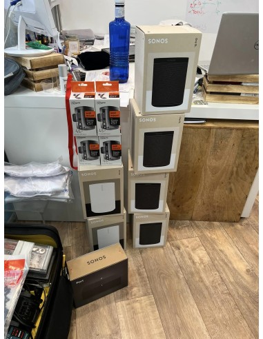 Sistema hilo musical con Sonos en farmacia