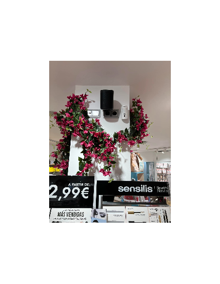 Sistema hilo musical con Sonos en farmacia