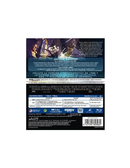 Aliens: El Regreso (+ Blu ray + Blu ray extras)