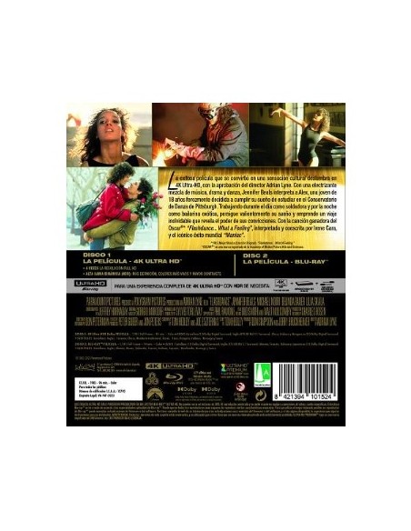 Flashdance 4K UHD (+ Blu ray)