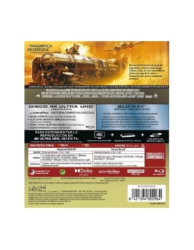 Indiana Jones y el Dial del Destino 4K UHD (+...