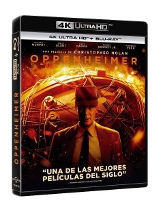 Oppenheimer 4K UHD (+ Blu ray + Blu ray extras)