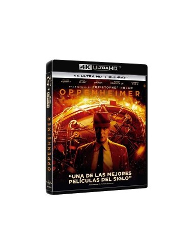 Oppenheimer 4K UHD (+ Blu ray + Blu ray extras)