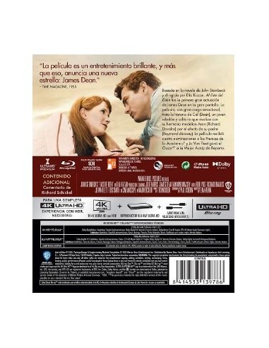 Al Este del Eden 4K UHD (+ Blu ray)