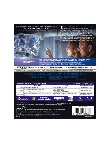 Abyss 4K UHD (+ Blu ray + Blu ray extras)