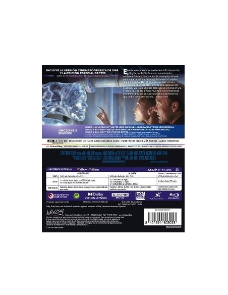 Abyss 4K UHD (+ Blu ray + Blu ray extras)