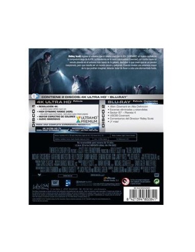 Alien Covenant 4K UHD (+ Blu ray)