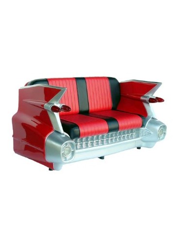 Sofa retro coche Chevy USA (rojo)