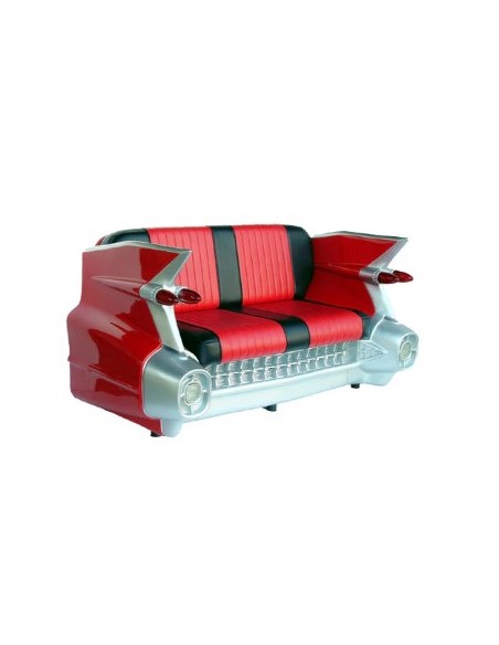 Sofa retro coche Chevy USA (rojo)