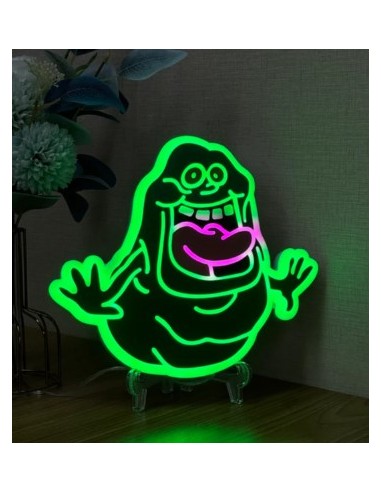Rótulo led "Slimer" Cazafantasmas
