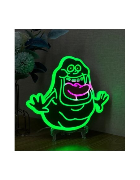 Rótulo led "Slimer" Cazafantasmas