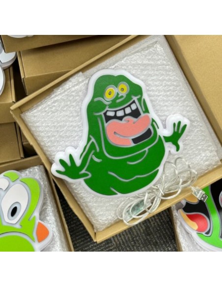 Rótulo led "Slimer" Cazafantasmas