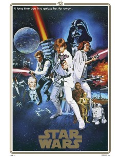 Poster Star Wars La Guerra de las Galaxias