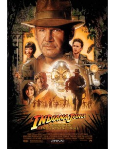 Poster indiana Jones y el Reino de la Calavera de Cristal