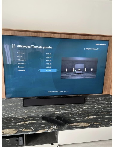 Instalación cine en casa con TV Sony 4K, AV Marantz y Sonus Faber