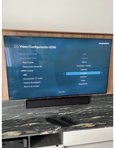 Instalación cine en casa con TV Sony 4K, AV Marantz y Sonus Faber