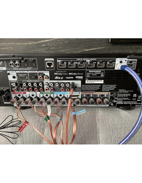 Instalación cine en casa con TV Sony 4K, AV Marantz y Sonus Faber