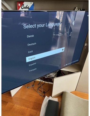 Cine en casa TV Loewe 4k + barra de sonido