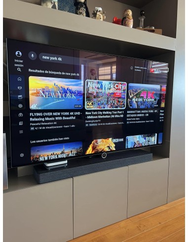 Cine en casa TV Loewe 4k + barra de sonido