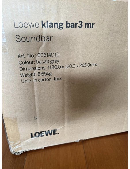 Cine en casa TV Loewe 4k + barra de sonido