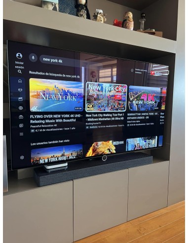 Cine en casa TV Loewe 4k + barra de sonido