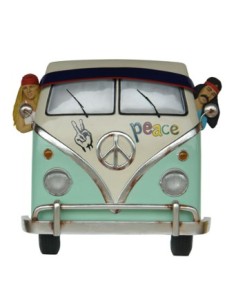 Frontal furgoneta Volkswagen hippie