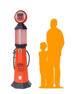 Surtidor gasolina porta cd´s USA vintage 2