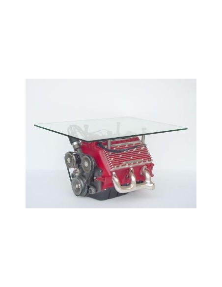 Mesa cristal motor V8