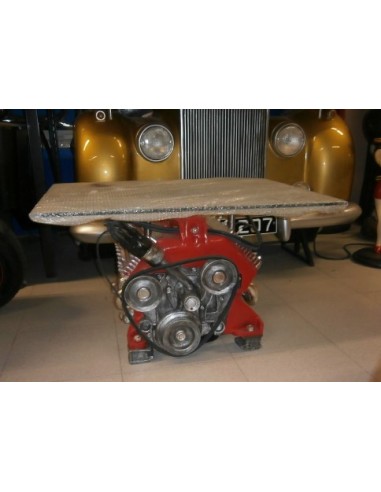 Mesa cristal motor V8