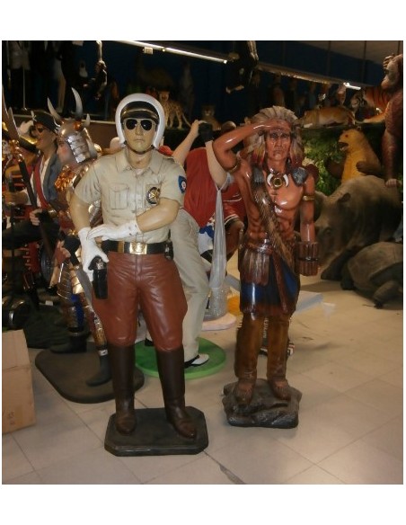 Policía de carretera americano