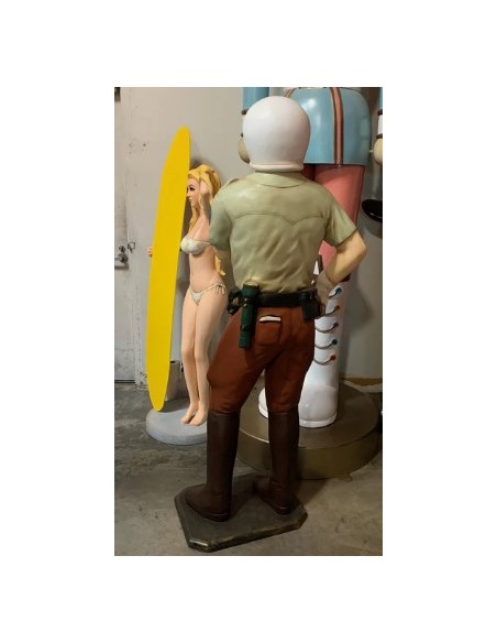 Policía de carretera americano