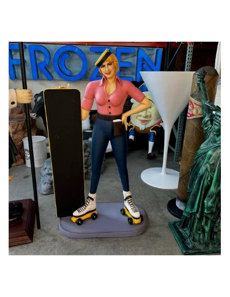 Patinadora camarera USA vintage