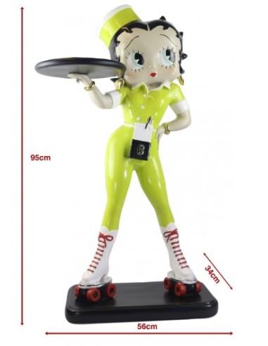 Betty Boop camarera con patines