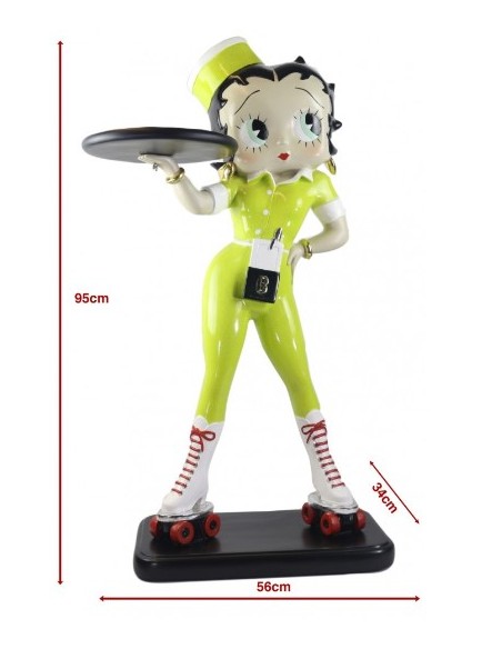 Betty Boop camarera con patines