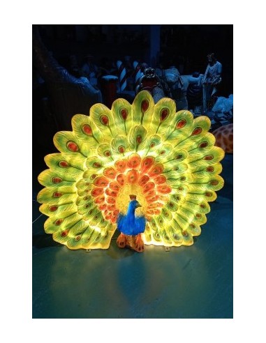 Pavo Real con luz