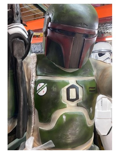 figura a tamaño real caza boba fett star wars life size figure