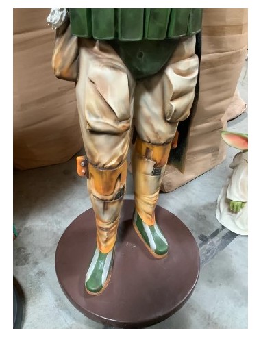 figura a tamaño real caza boba fett star wars life size figure