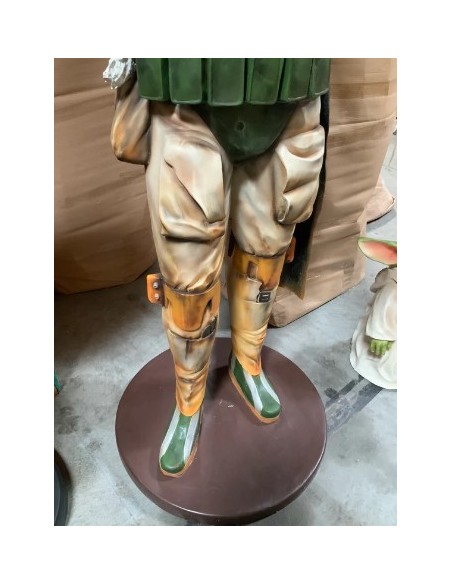 figura a tamaño real caza boba fett star wars life size figure