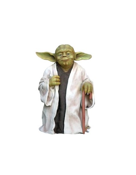 figura a tamaño real maestro yoda star wars life size figure