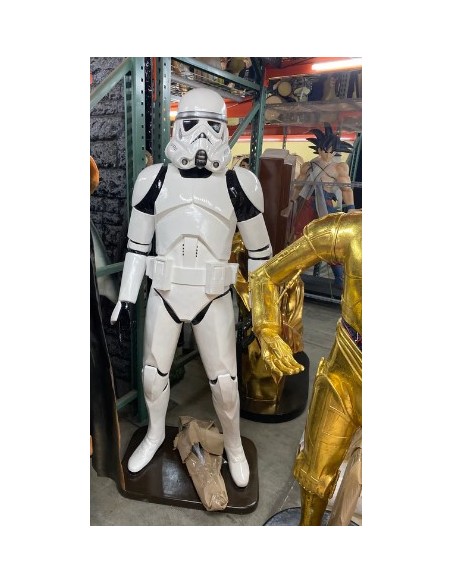 figura a tamaño real soldado stormtrooper star wars life size figure