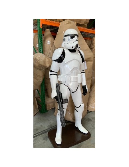 figura a tamaño real soldado stormtrooper star wars life size figure