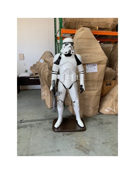 figura a tamaño real soldado stormtrooper star wars life size figure
