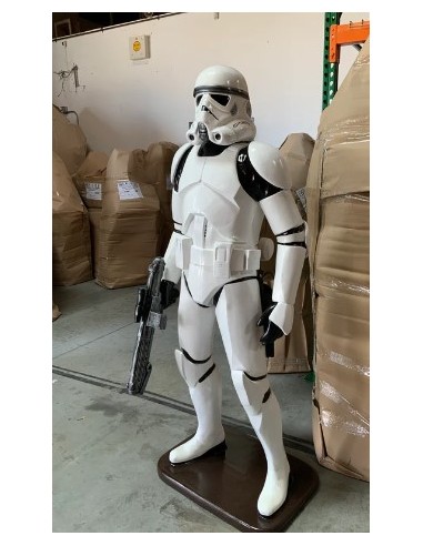 figura a tamaño real soldado stormtrooper star wars life size figure