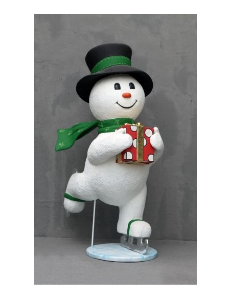 Muñeco de nieve gigante