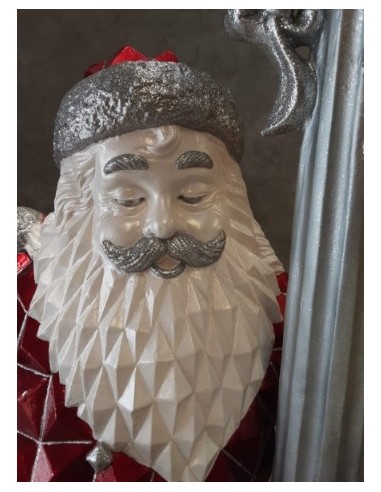 Papa Nöel con farola luminosa