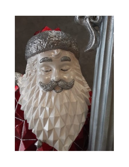 Papa Nöel con farola luminosa